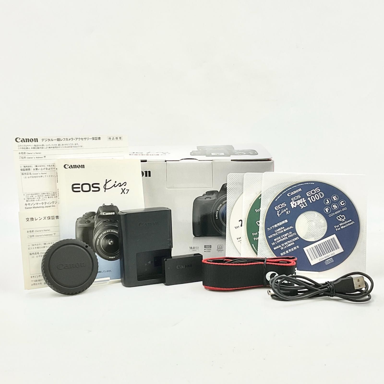 Canon EOSKiss X7 (ストロボその他つき) Canon（キヤノン）EOS