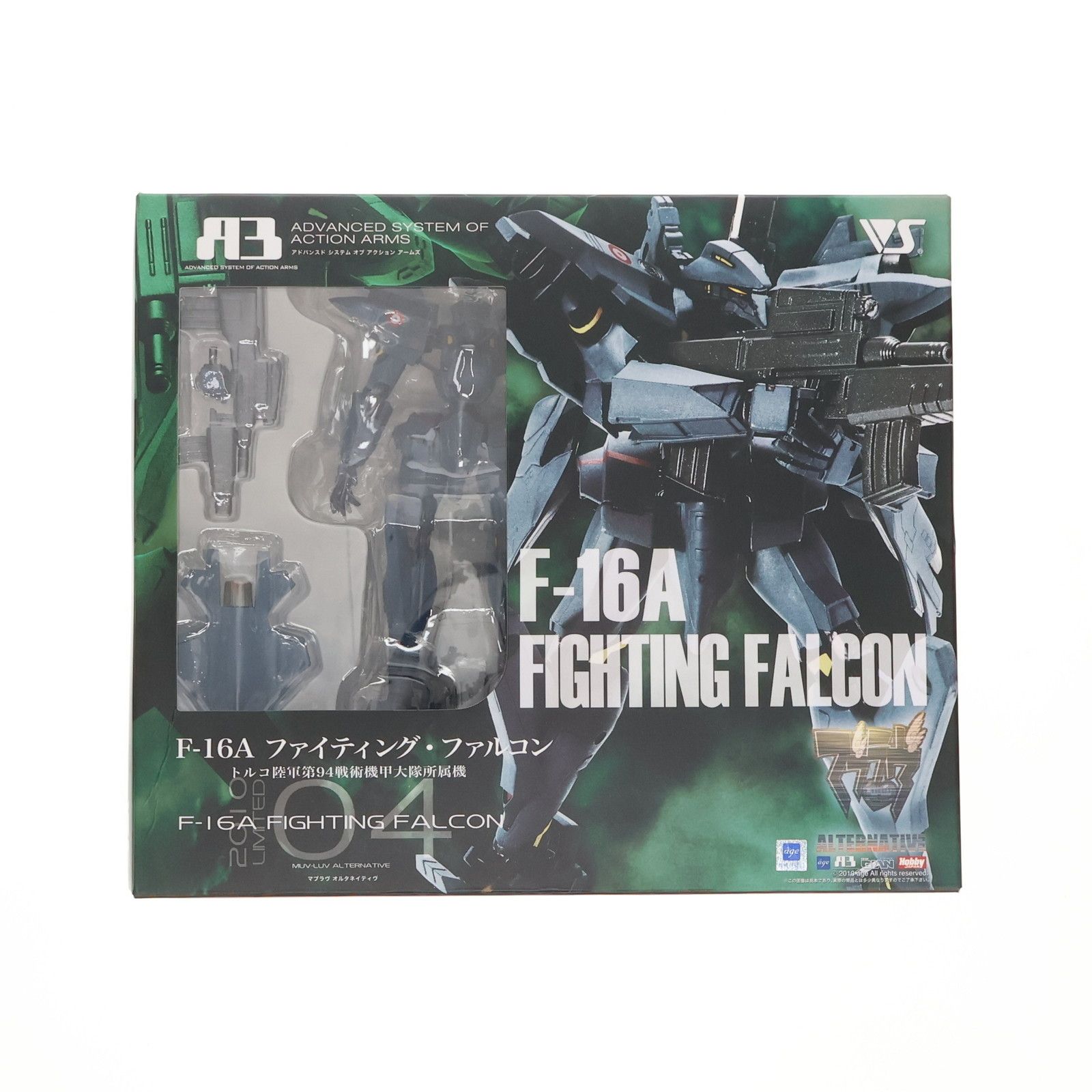 VOLKS - A3メカアクションフィギュアシリーズ F-16A ファイティング・ファルコン トルコ陸軍 マブラヴ オルタネイティヴ 完成品 可動フィギュア ボークス&ホビー天国ウェブ限定 ボークス A3メカアクションフィギュアシリーズ F-16A ファイティング