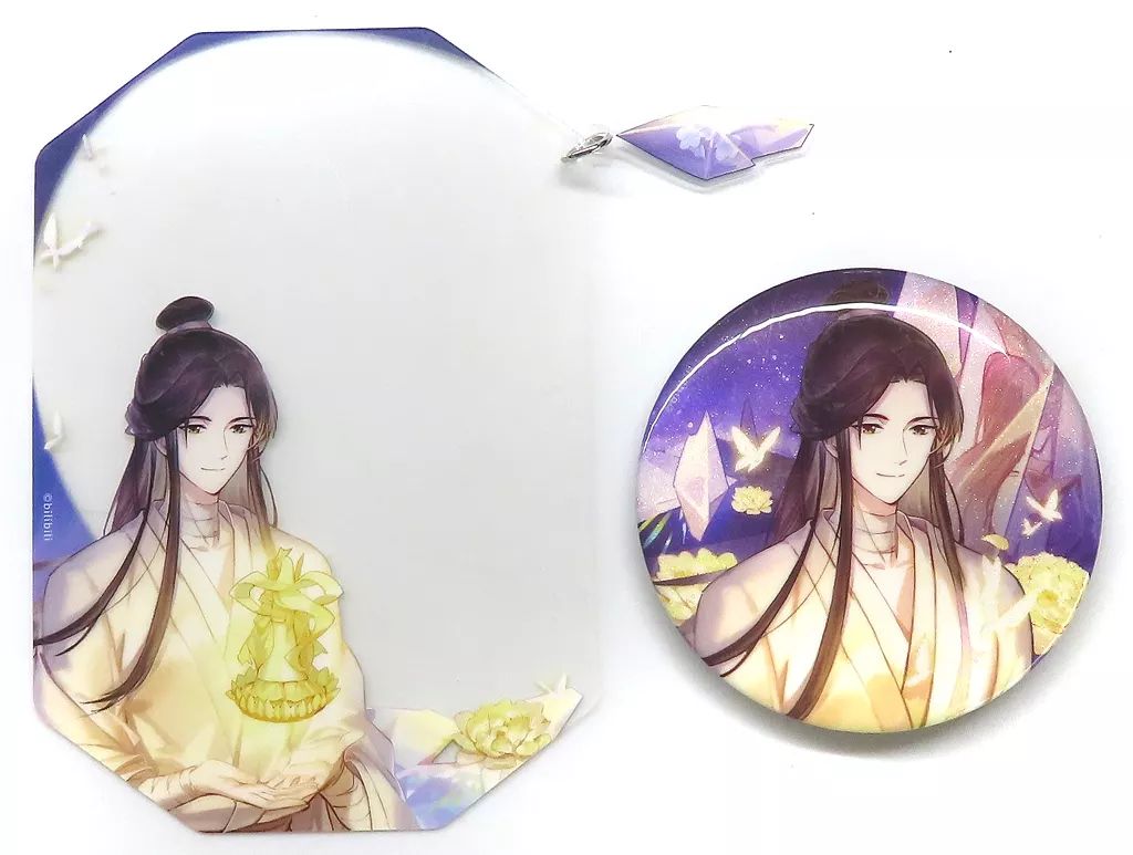 中古】雑貨 謝憐 クリアカード＆缶バッジセット 「天官賜福 コラボ