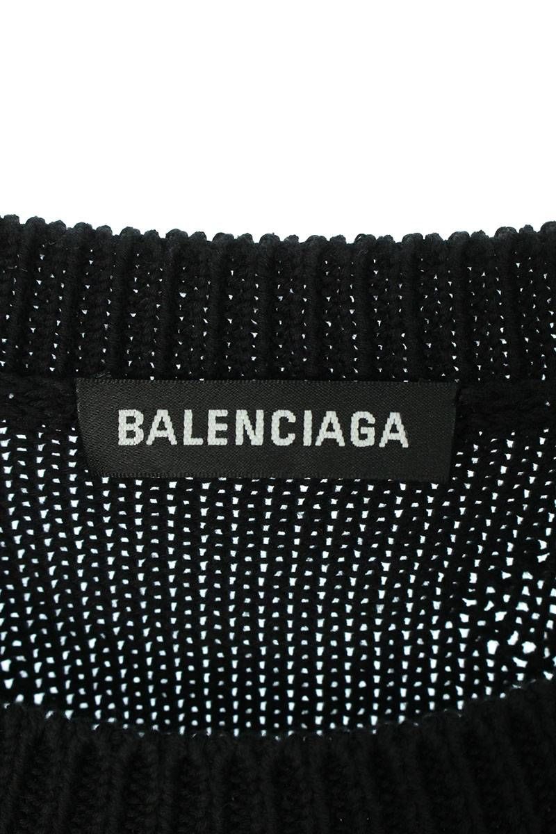 バレンシアガ BALENCIAGA 599870 T3166 サイズ:M ジャガードロゴ総柄