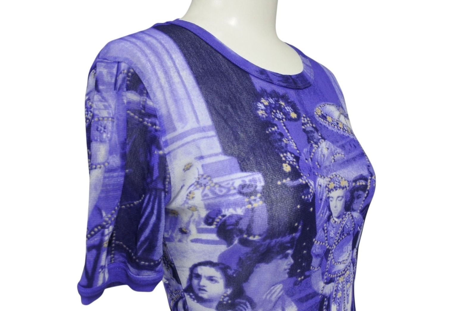 JEAN PAUL GAULTIER MAILLE ジャンポールゴルチエ マイユ 総柄 半袖