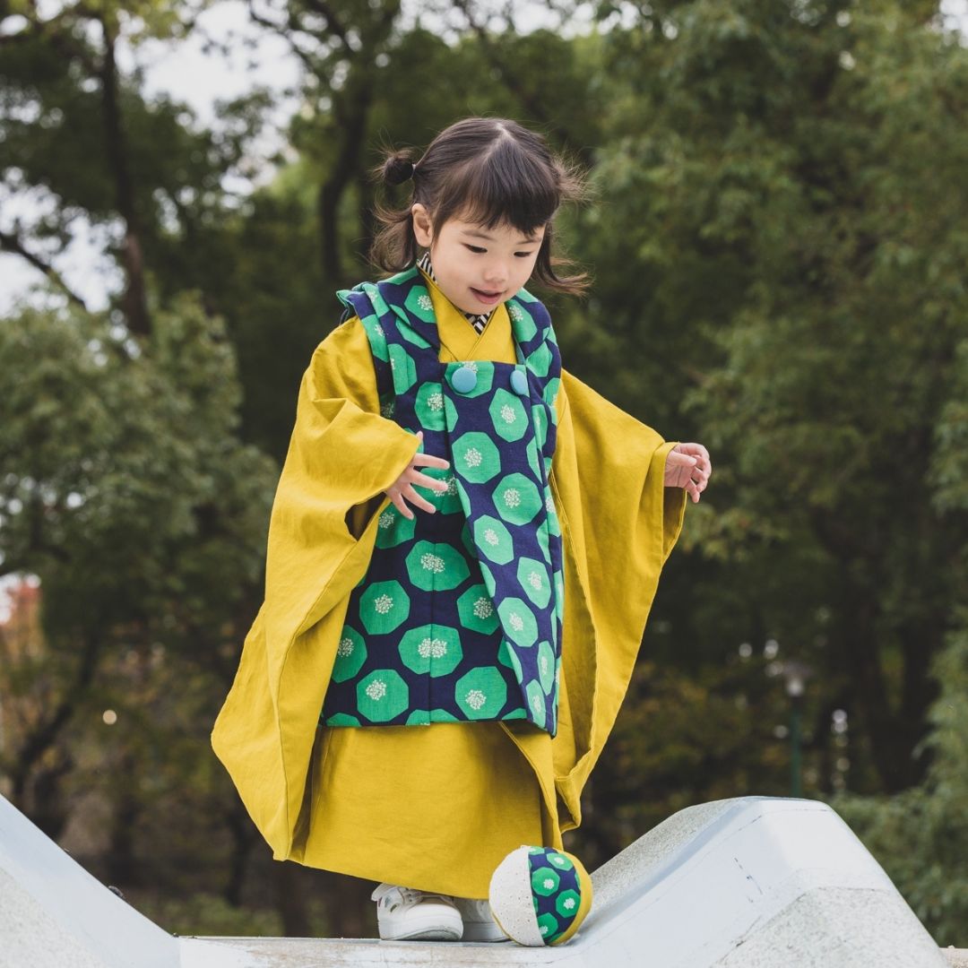 七五三 着物　男の子女の子　3歳 楽天市場】七五三 着物 男の子 女の子 3歳 被布 セット 男女兼用
