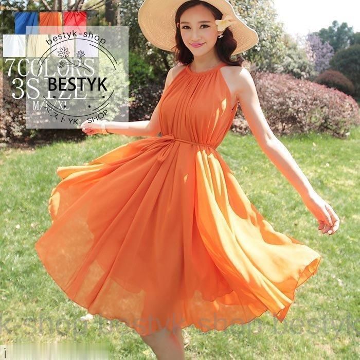 シグゼーン ノースリーブ膝丈ワンピース sigzane ハワイ島ヒロ