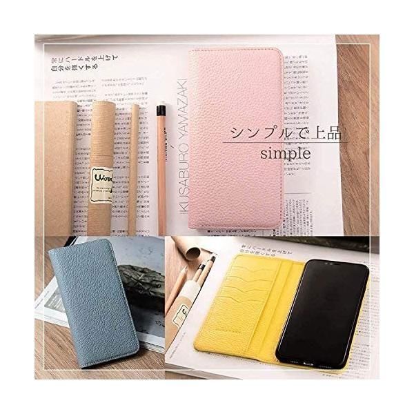 HANATORA] iPhone12 Pro Max ケース 手帳型 本革 シュリンクカーフ 