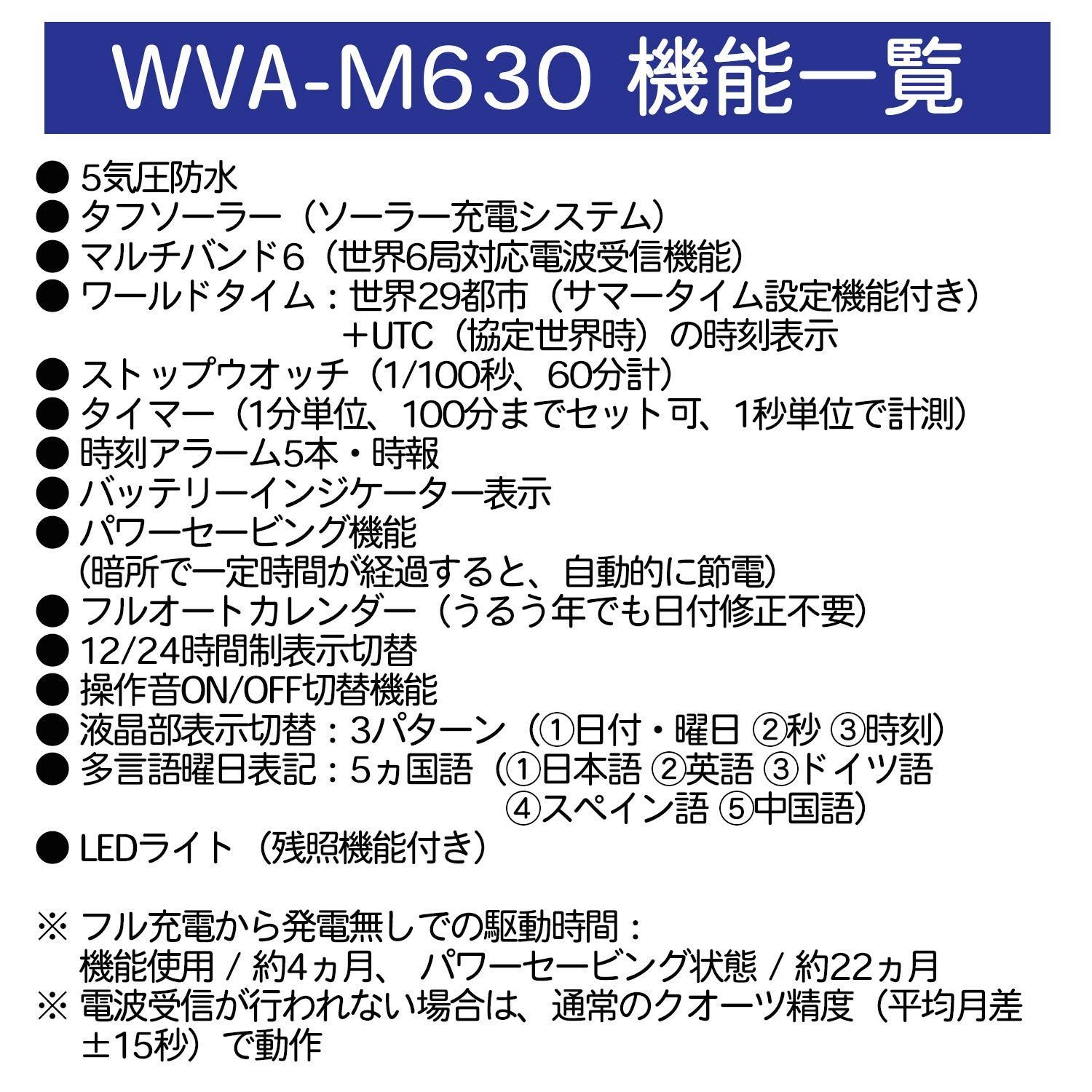 ウェーブセプター 電波ソーラー