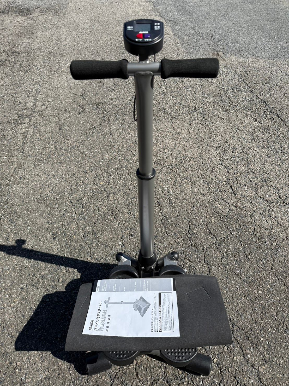 S 99002 アルインコ ハンドル付きステッパー FA 4123 N- 65279 取説 マット付