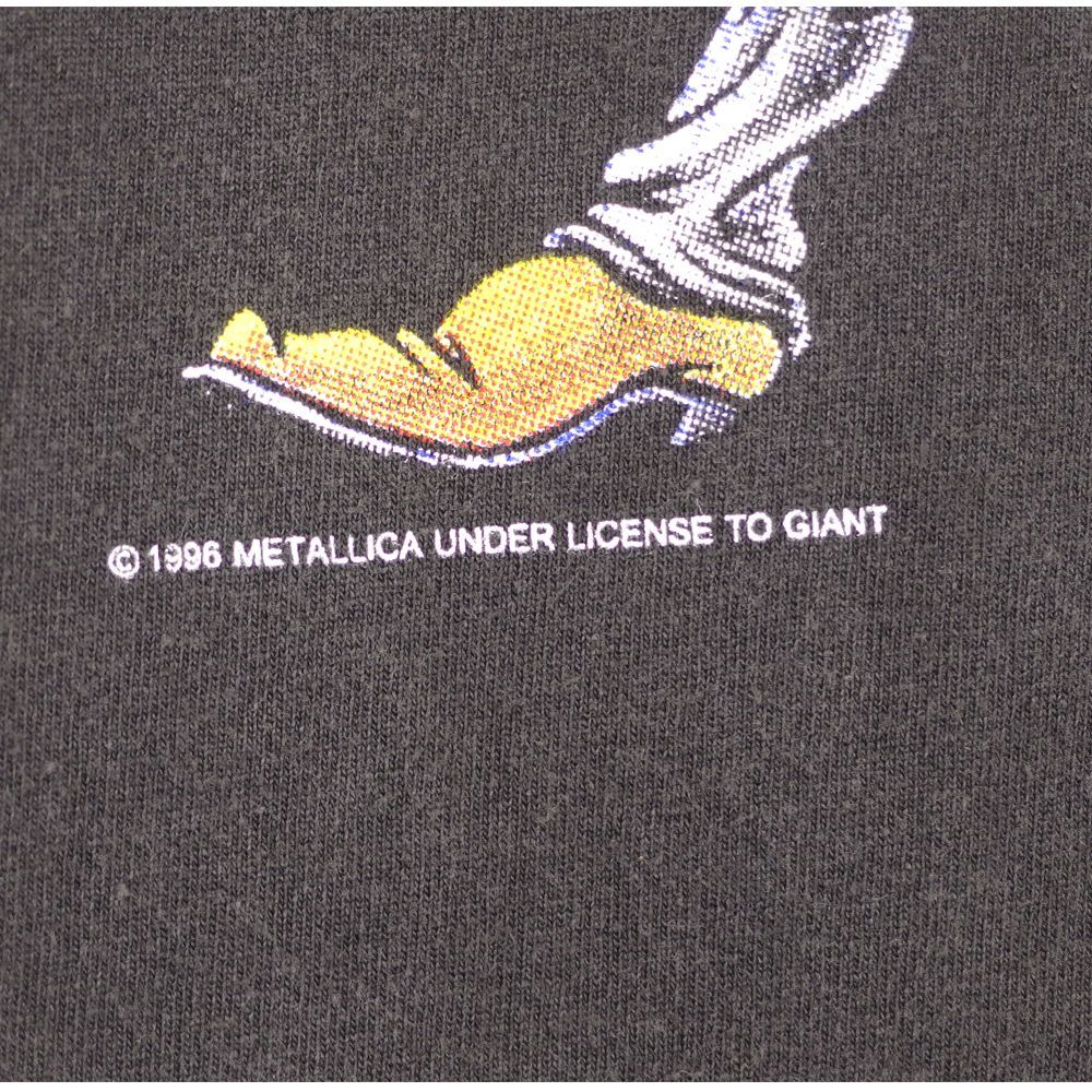 134 METALLICA メタリカ Tシャツ ウォッシュブラック Lサイズ 美