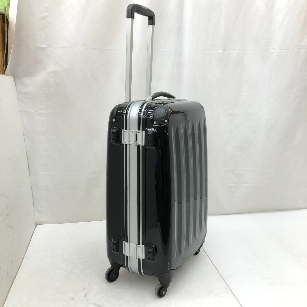 03ｗ09687/TOPVALU トップバリュ キャリーバッグ TSAロック付き ブラック キャリーケース 鍵１点付属