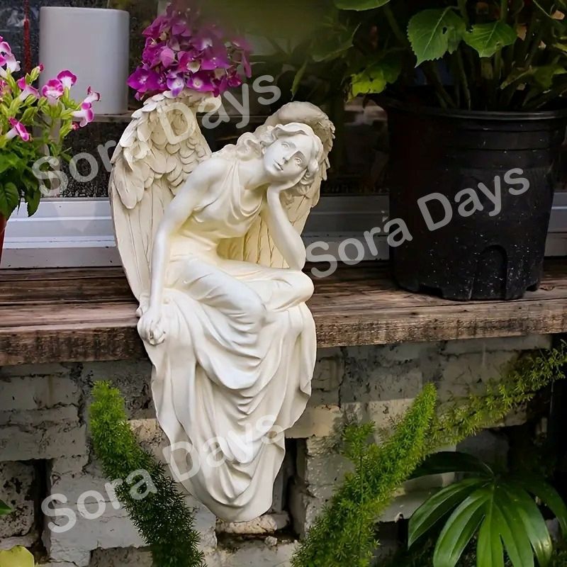 インテリア 置物 時計 置時計 SEIKO 天使 エンジェル インテリア 置物