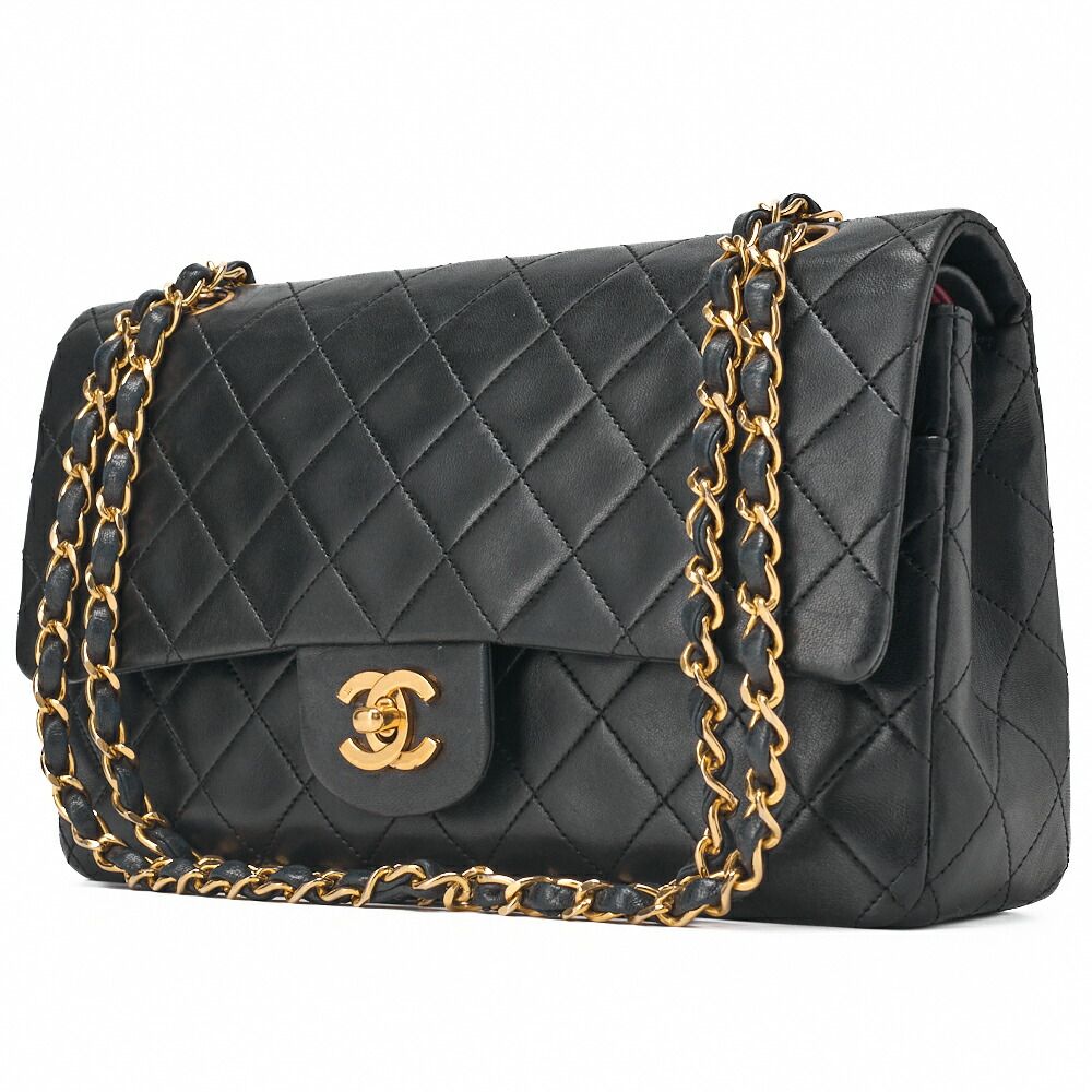 ☆極美品☆ シャネル　マトラッセ　ダブルフラップ　ダブルチェーンショルダーバッグ CHANEL シャネル ショルダーバッグ マトラッセ ダブルフラップ