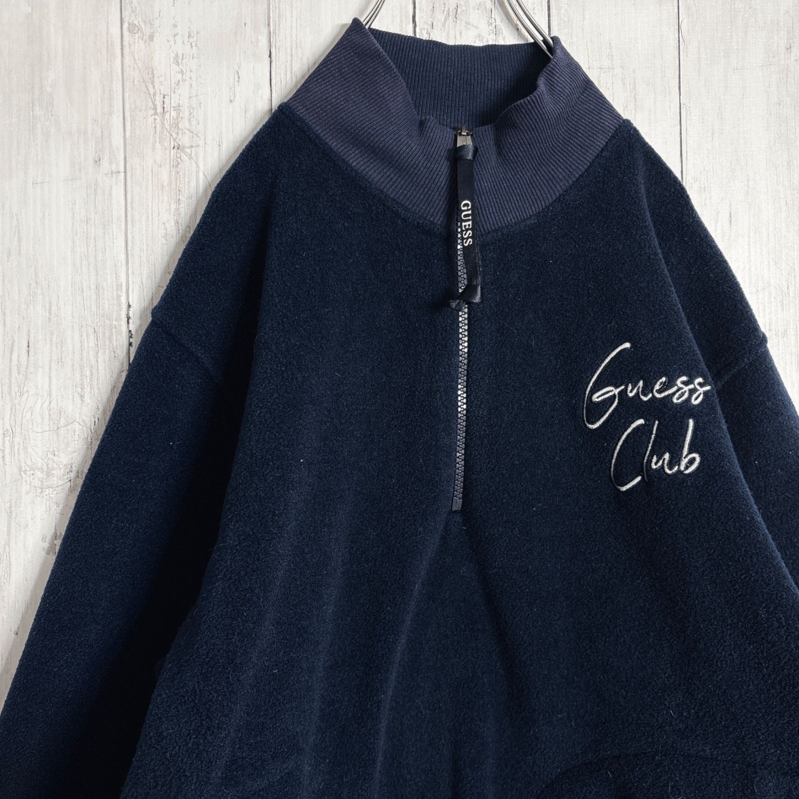 GUESS フリースジャケット GUESS（ゲス） ボア ジャケット メンズ 