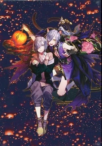 中古】キャンバスボード・キャンバスアート アラハギ 秘めたる闇夜の魔