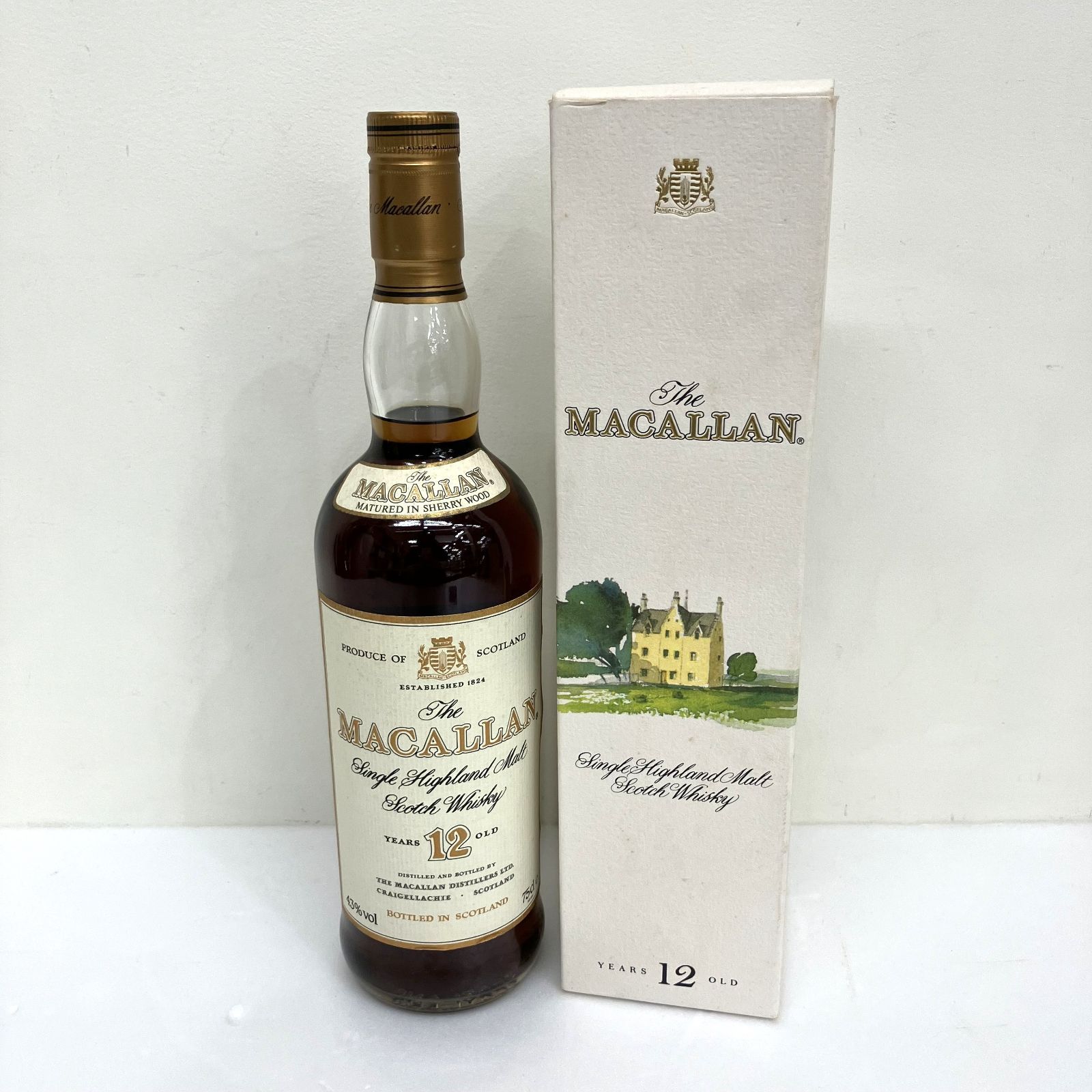 未開栓】ウイスキー マッカラン MACALLAN 12年 750ml 旧ボトル 未開栓】ウイスキー マッカラン MACALLAN 12年 750ml 旧ボトル