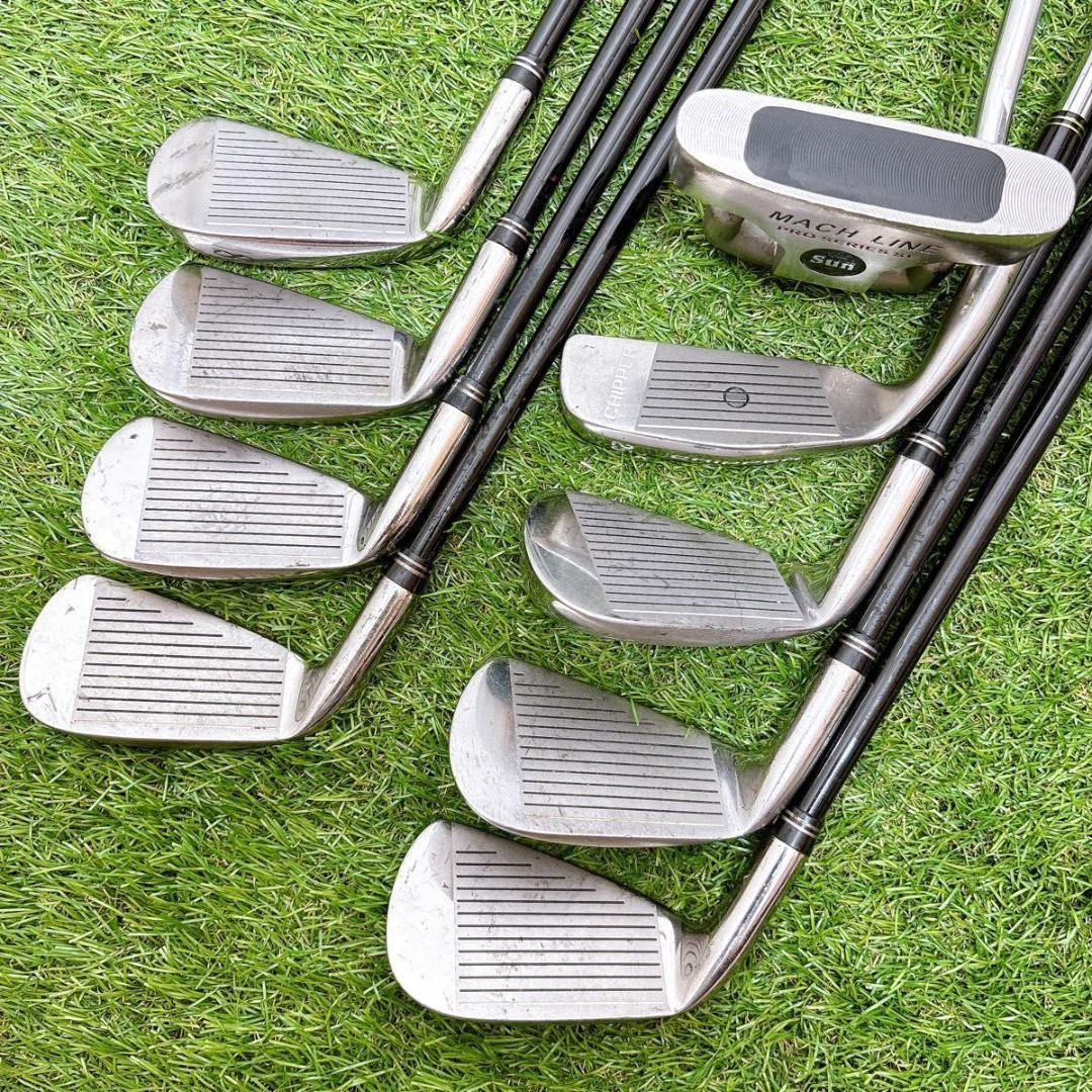 【ゴルフクラブセット】初心者オススメ　メンズ　12本　FLEX UNI SRIXON 初心者オススメ ゴルフクラブ メンズセット12本 - メルカリ