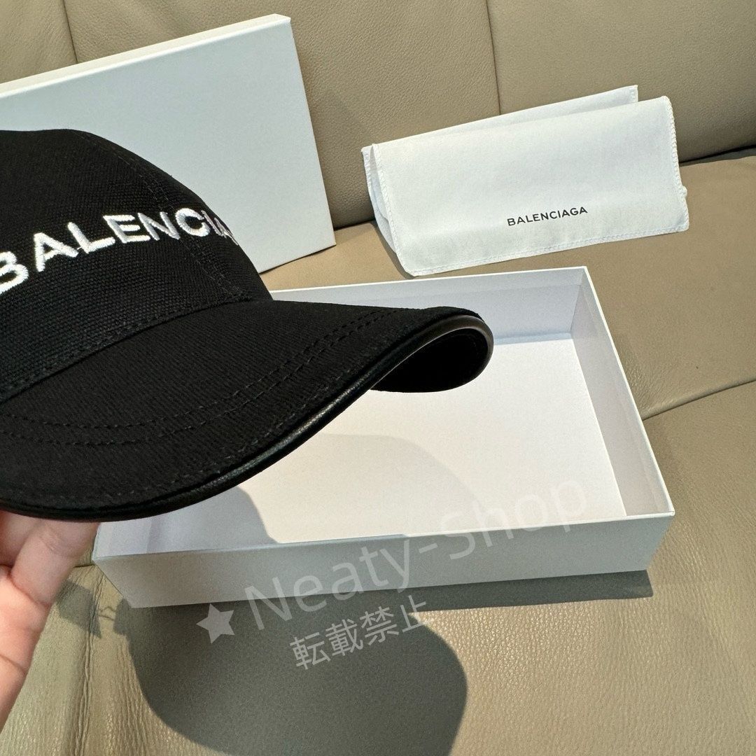 💜新品💜Balenciaga クラシック立体刺繍ファッション ベースボールキャップ 男女兼用 #A1