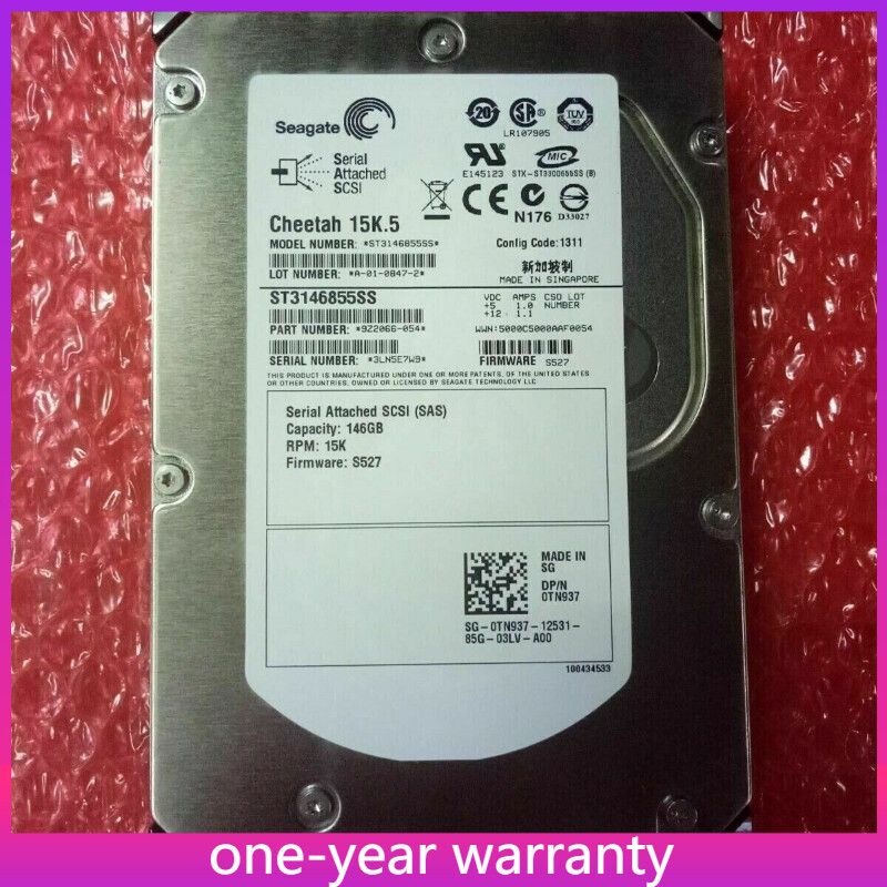 Seagate Cheetah 15K.8GB 5 146. 内蔵 15000RPM 3.5 ST3146855SS HDD