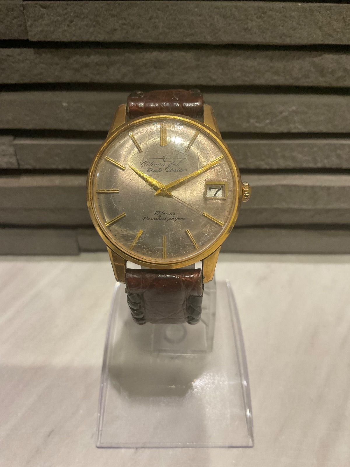 レア品！【CITIZEN/シチズン】Jet Auto Dater 自動巻 27石 シチズン ジェット オートデーター 1962年製 27石自動巻き