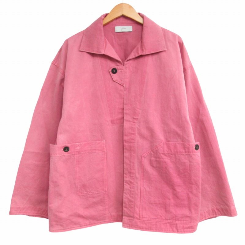 アマチ amachi 近年モデル Meeting Jacket ミーティング ジャケット カバーオール フロントポケット ピンク 4 約Sサイズ  010C - メルカリ