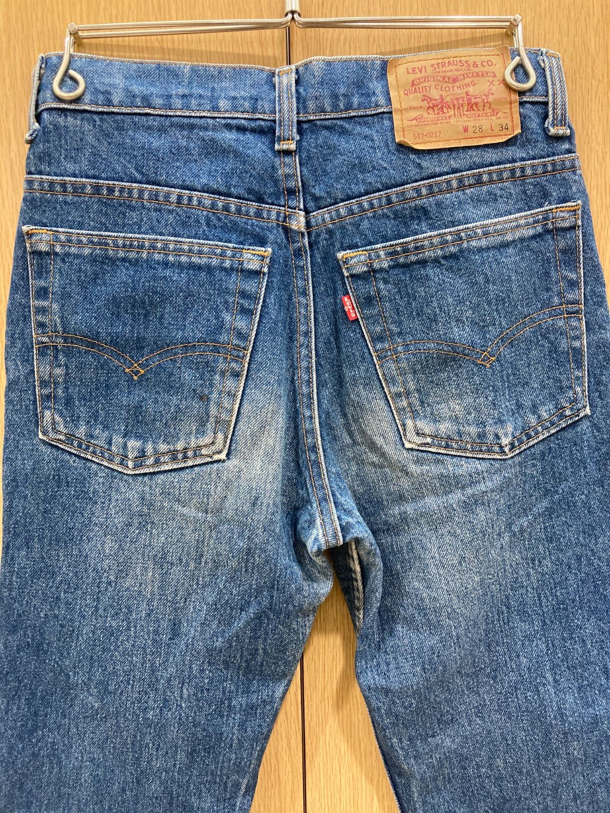 90s levi's 517 USA製 ボタン裏525 W33 Levi's 517 デニムパンツ