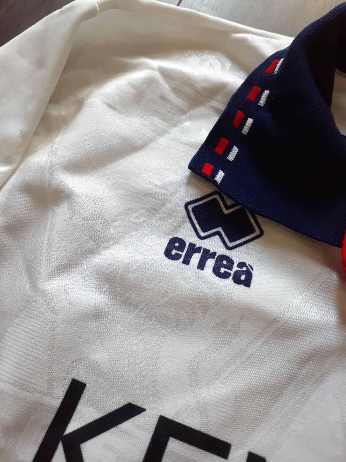 errea 1994-95 イタリア セリエA ジェノア アウェイ 長袖 ユニフォーム