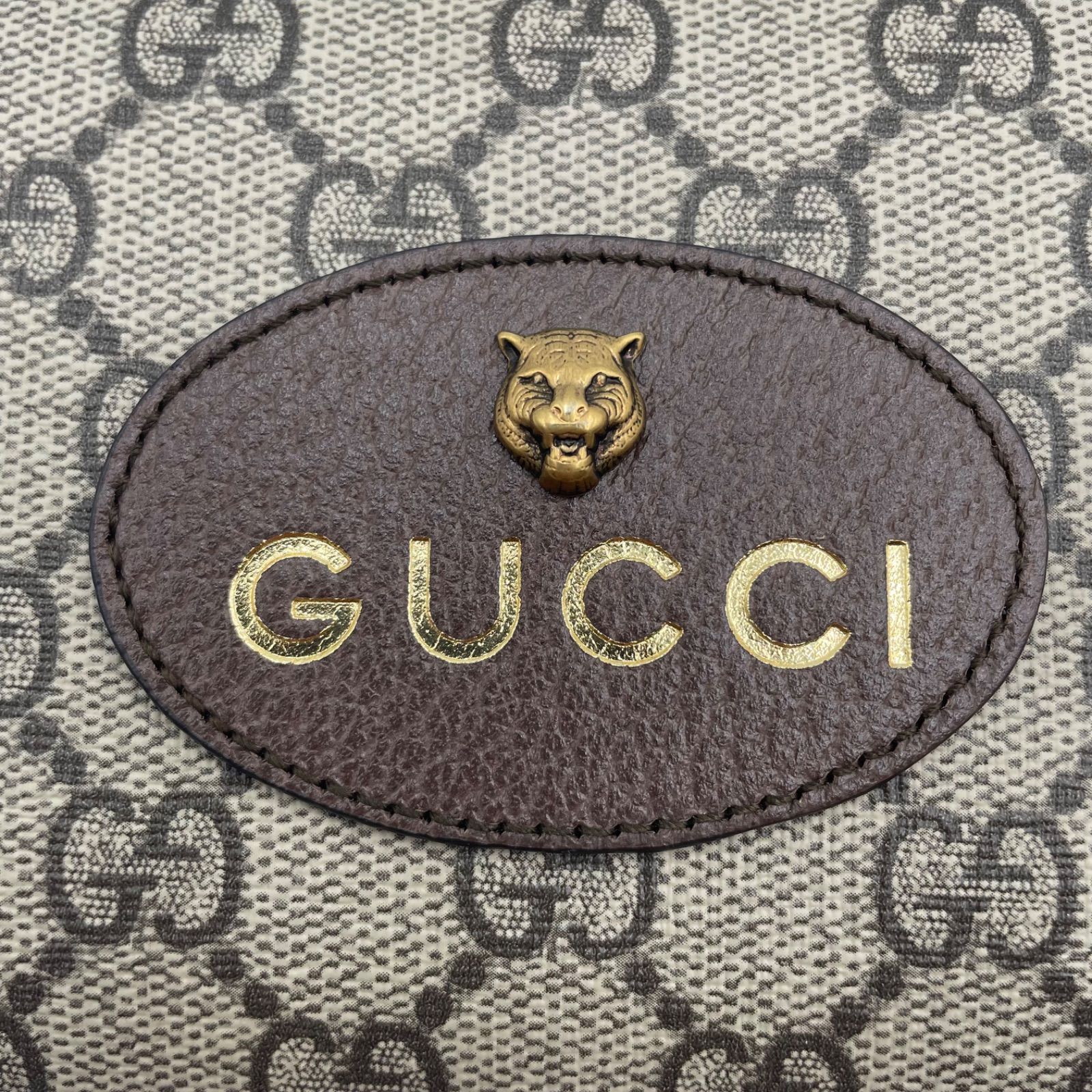 大特価ラスト1点‼️】GUCCI グッチ 長財布 メンズ 虎 タイガー GGスプリーム カーキベージュ - メルカリ