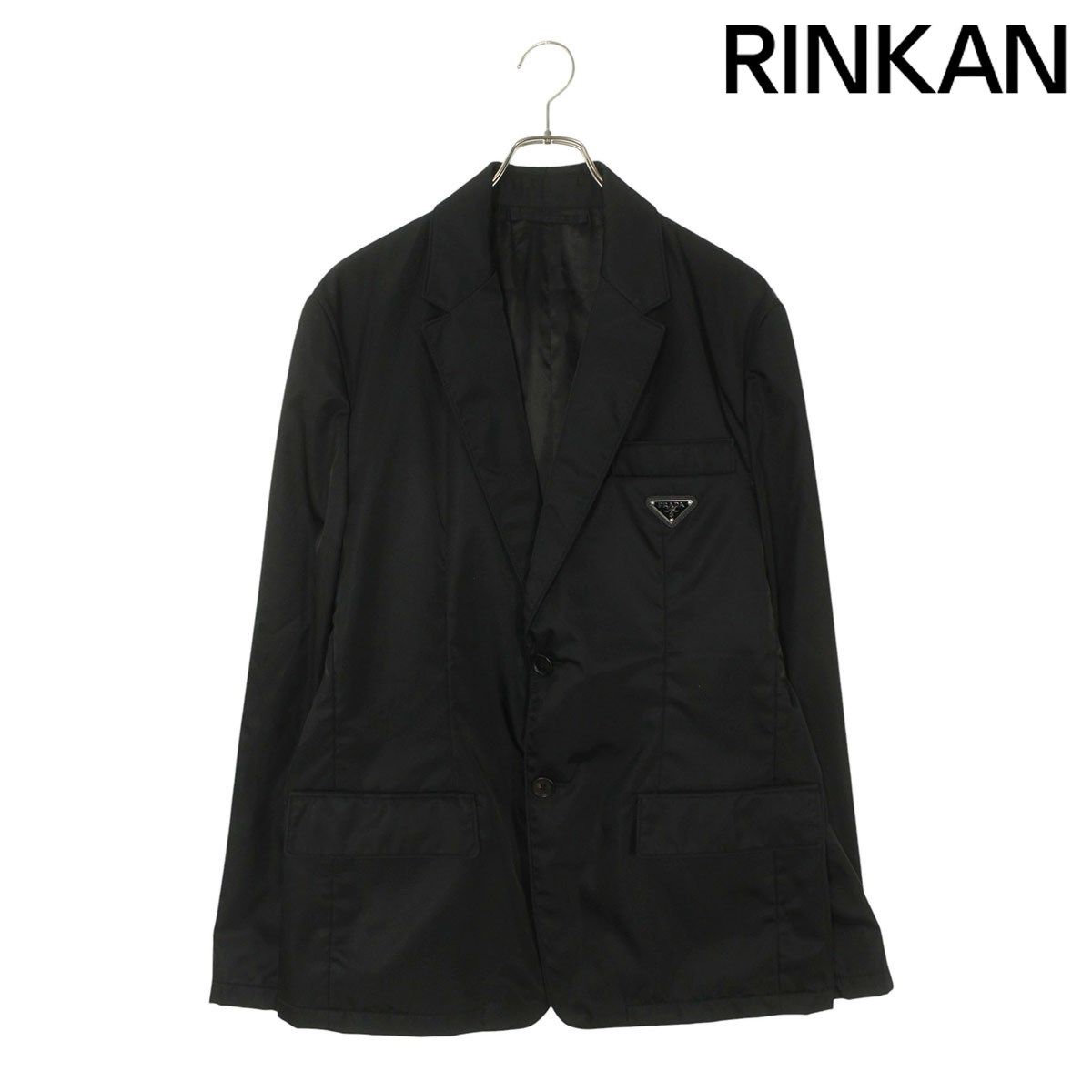 プラダ 20AW SD099 S202 1WQ8 RE-NYLON三角プレートナイロンジャケット メンズ 52