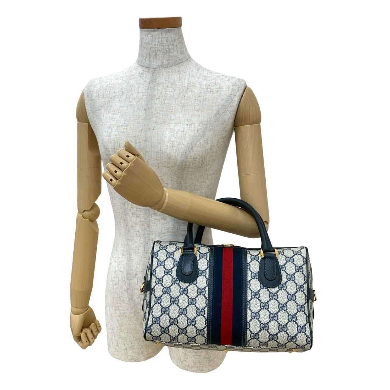 美品 GUCCI グッチ GG柄 大容量 ハンド バッグ レザー オールド GUCCI（グッチ） 極 美品 オールドグッチ ヴィンテージ マイクロGG