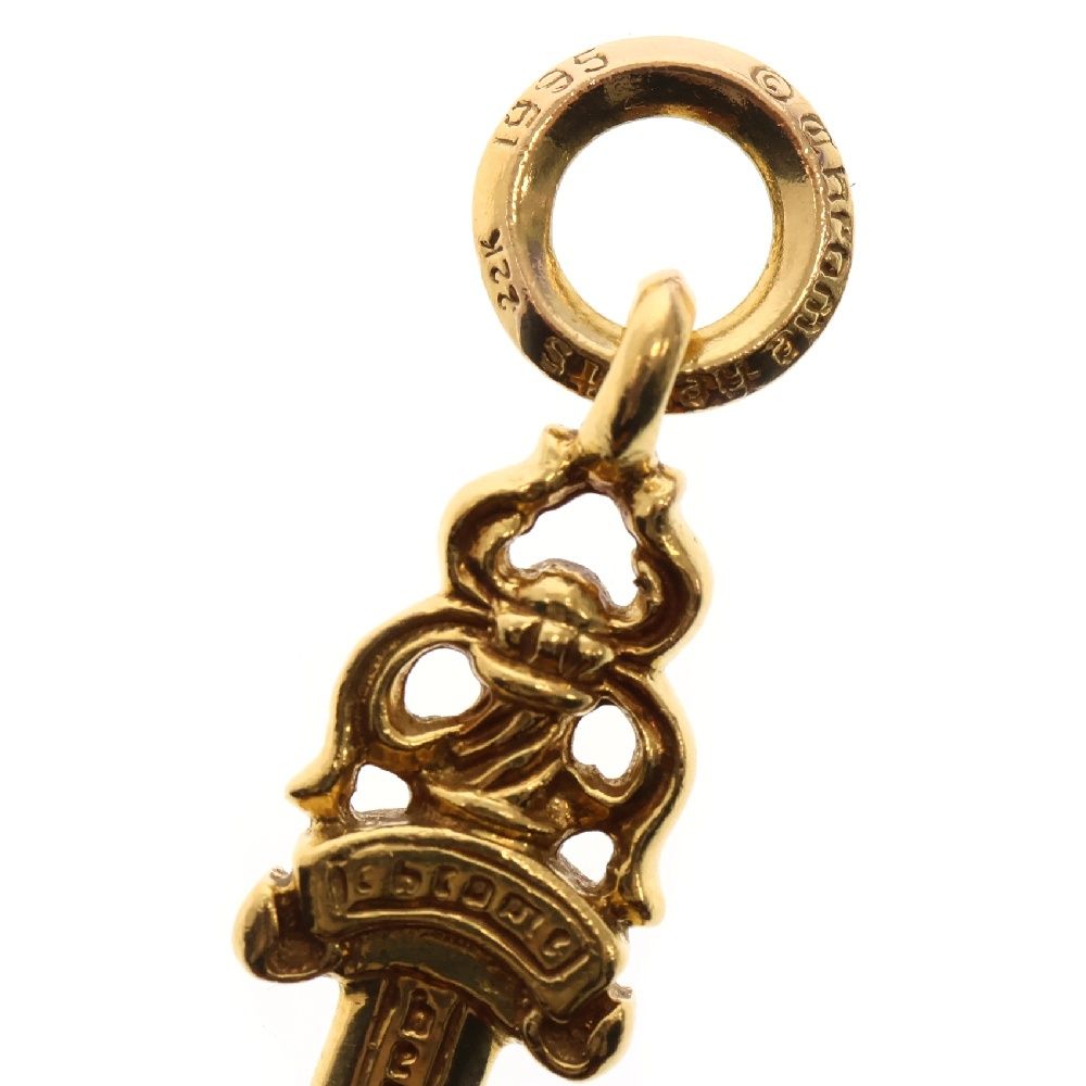 タ*ん様 100%正規品　クロムハーツ #5 ダガーチャーム　オールド刻印 CHROME HEARTS クロムハーツ #5DAGGER ZIP1 #5ダガーチャーム シルバー