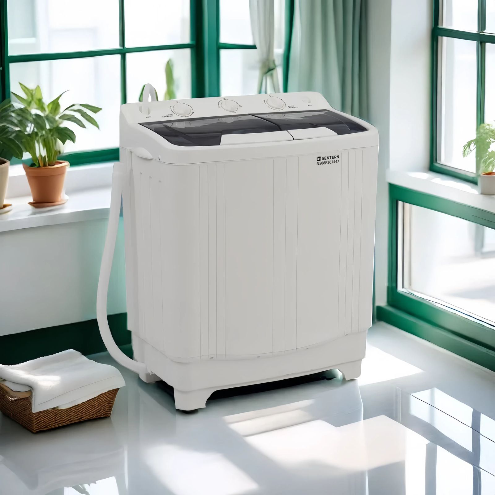 8%割 二槽式洗濯機 6.5kg 大容量 タイマー付き コンパクト WWW_KANDAIZUMI_COM