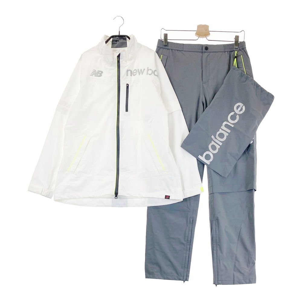 サイズ 2 NEW BALANCE GOLF ニューバランス 2WAY レインウェア 上下セットアップ ホワイト系 240101533718 ゴルフウェア レディース ストスト