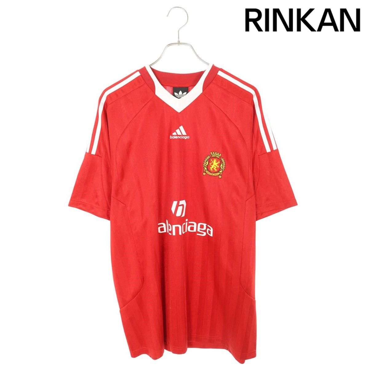 バレンシアガ 723663 TNV13 オーバーサイズサッカーTシャツ メンズ 1  