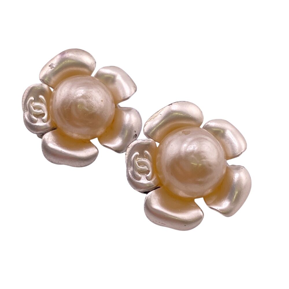 5％OFF フォロワークーポン！！】CHANEL シャネル フラワー パール 
