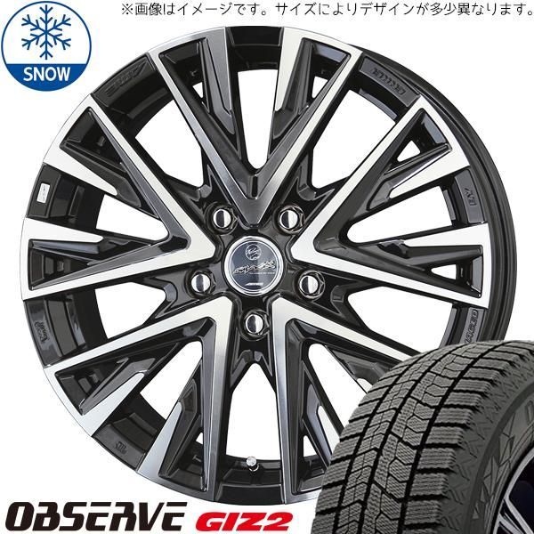 165/65R14 スタッドレスタイヤホイールセット ルーミー etc (TOYO OBSERVE GIZ2 & SMACK LEGINA  4穴 100) - メルカリ