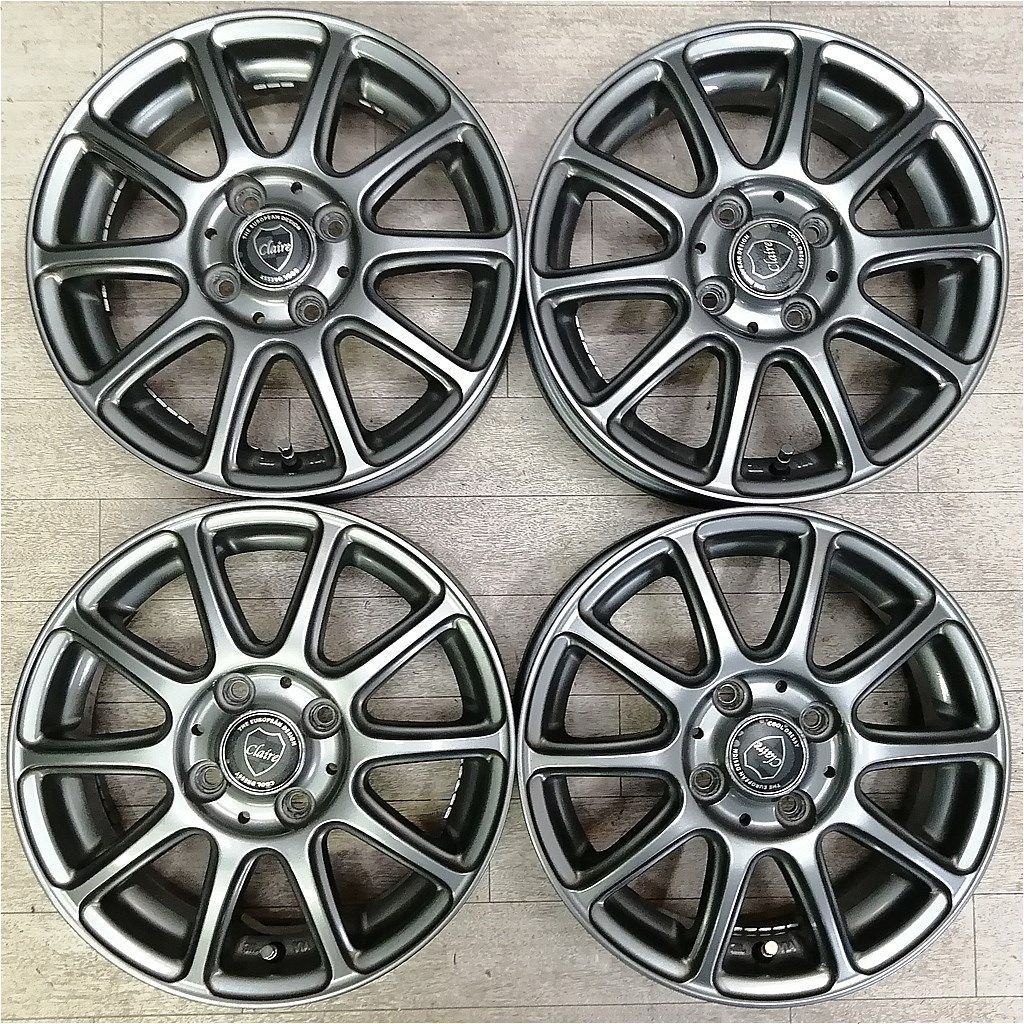社外アルミ Claire 14インチ 14ｘ4.5J ４本セット