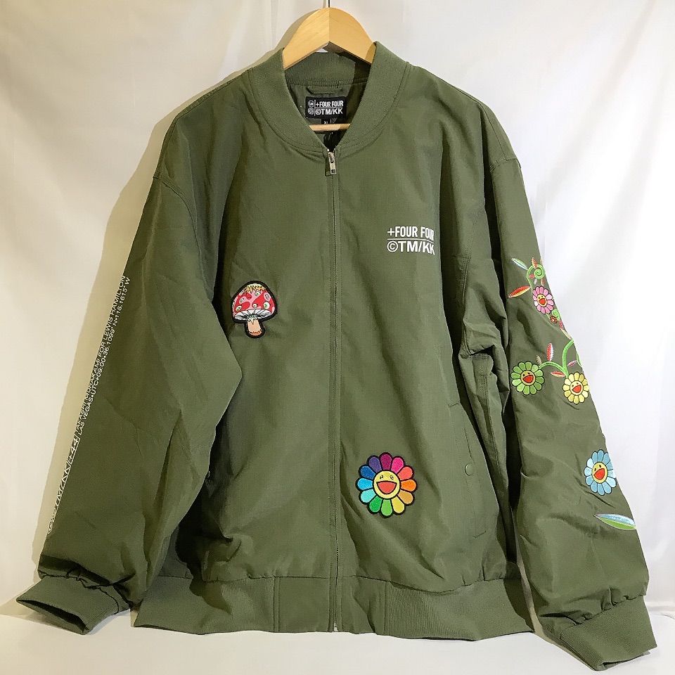 未使用品】Takashi Murakami Metamorphosis Bomber Jacket-Green