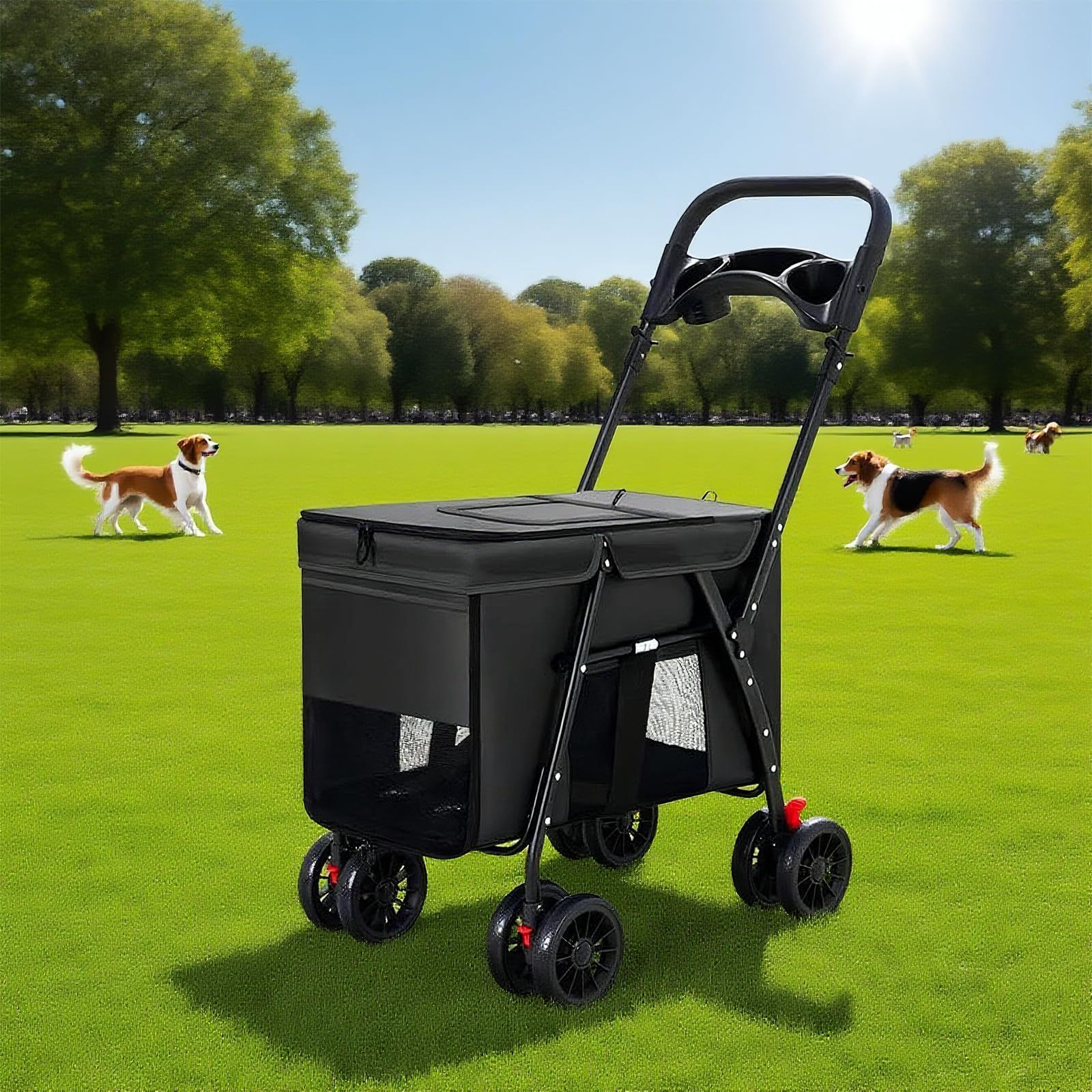 介護用 前輪360°回転