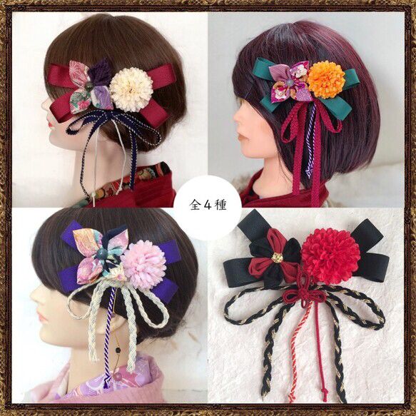 acca ブラックリボン ヘアバンド ヘアリボン ベロア