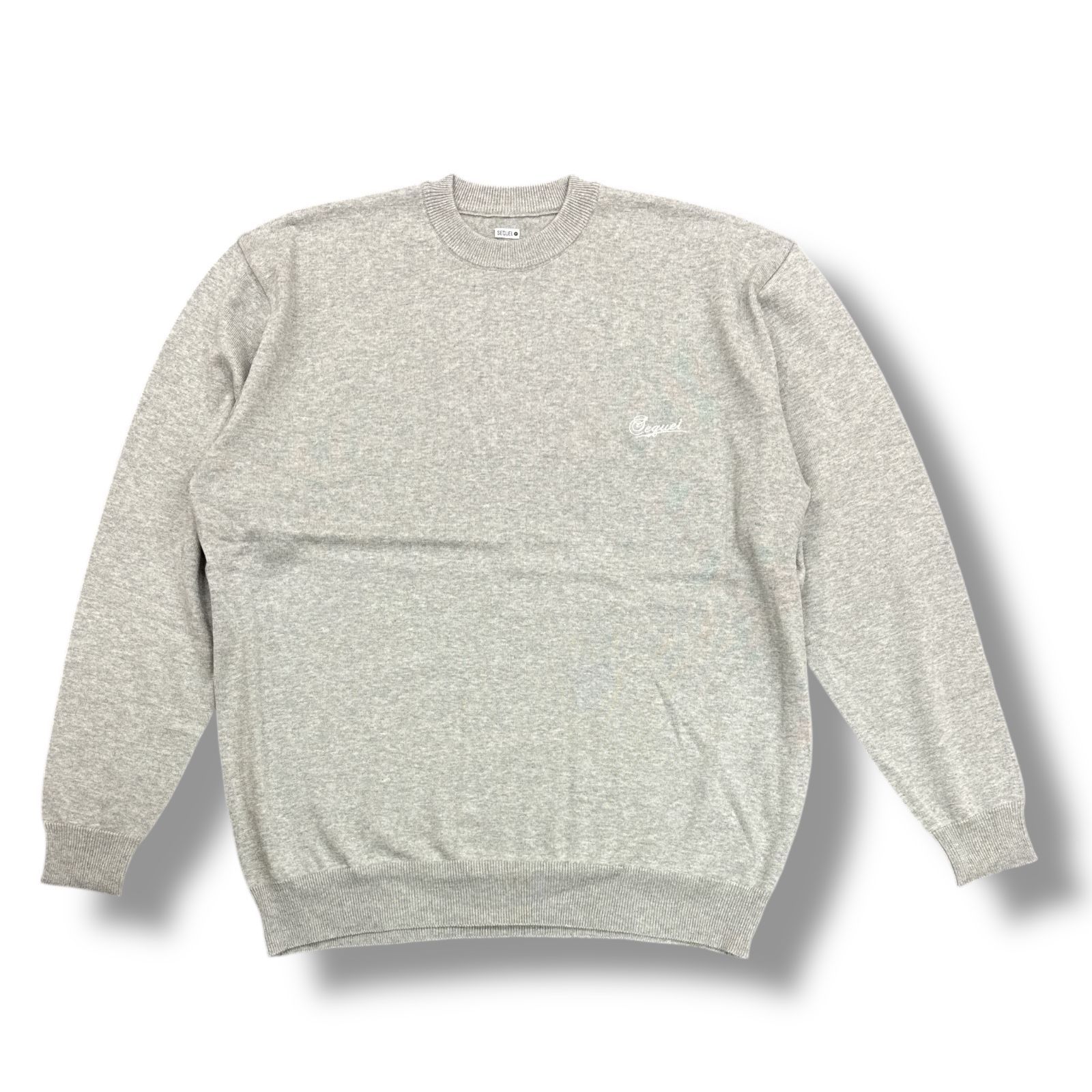 参考上代49500円 未使用品 SEQUEL 24SS KNIT CREW NECK ニット クルー 