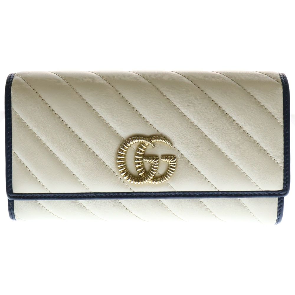 GUCCI (グッチ) GGマーモント コンチネンタル ロングウォレット