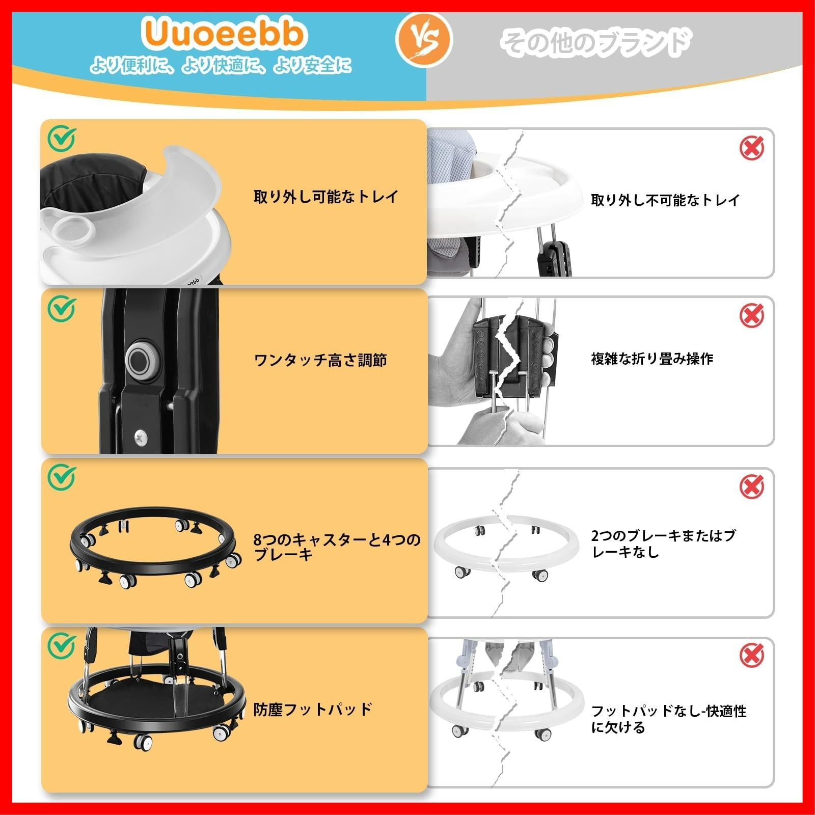 折りたたみ ベビーウォーカー