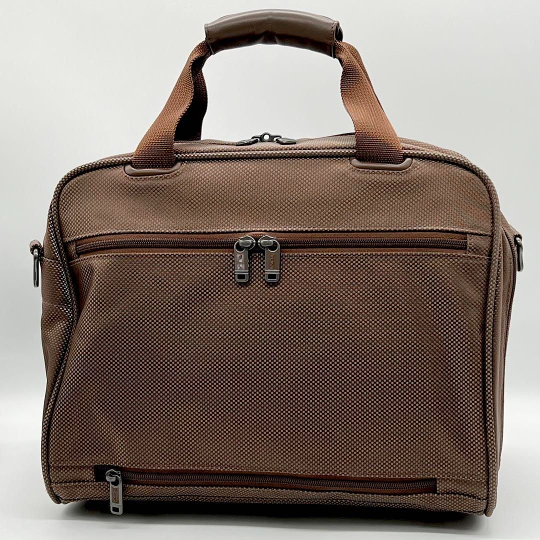 ✨️廃盤✨️美品✨️TUMI Alpha トラベルバッグ ビジネスバッグ 茶色  