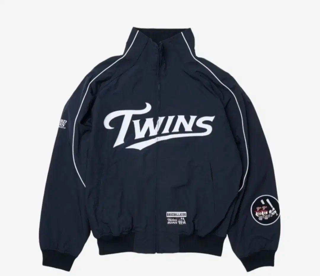 条件付き送料無料 LG TWINS エルジ BDNS DUGOUT ジャケット ネイビー XXL 業界最安値に挑戦！！