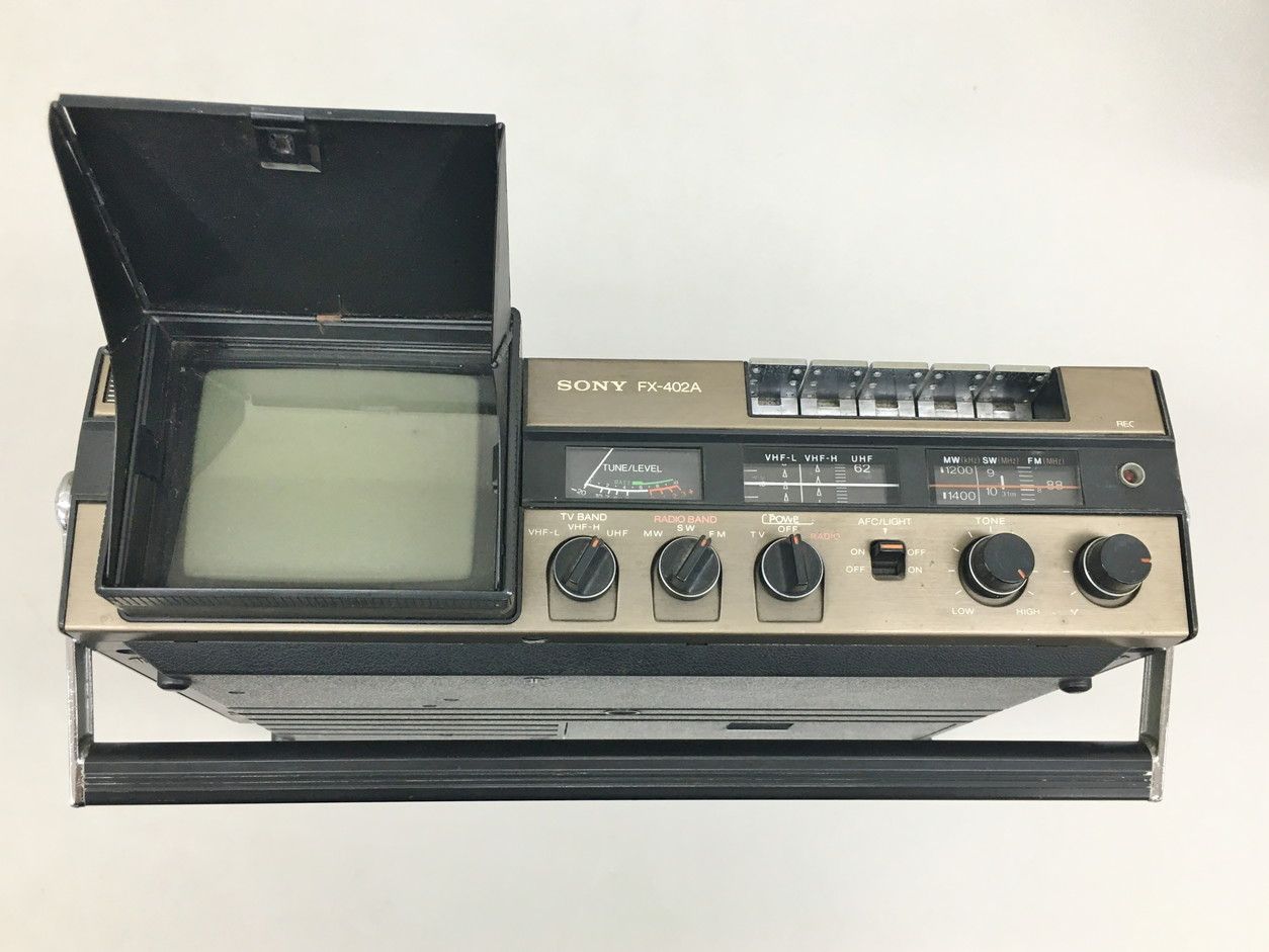 TVラジオカセットレコーダー FX-402A ソニー SONY 長期保管現状品