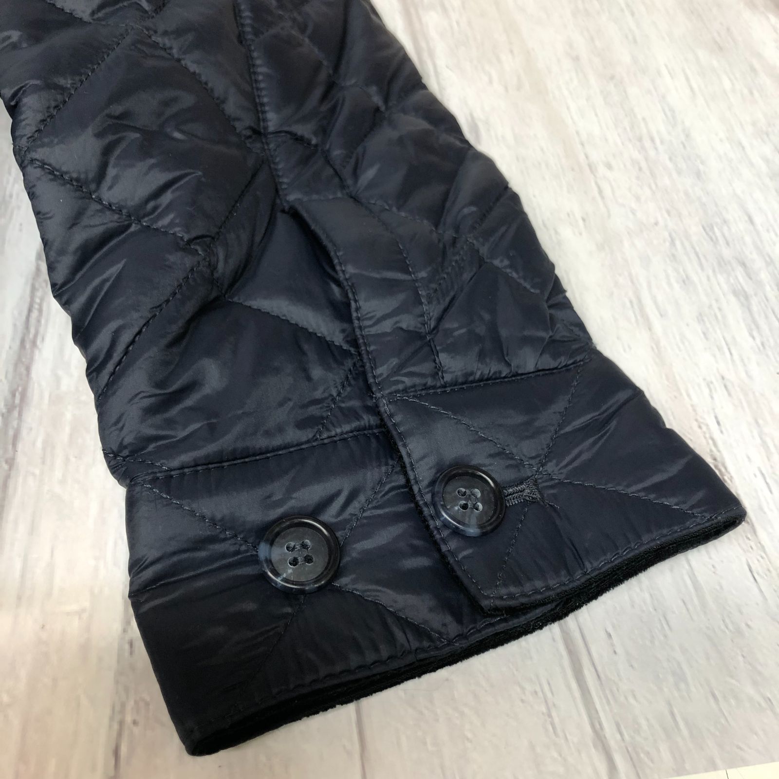 m001 F(80) 未使用 バブアー ハリントン ナイロン キルト ジャケット