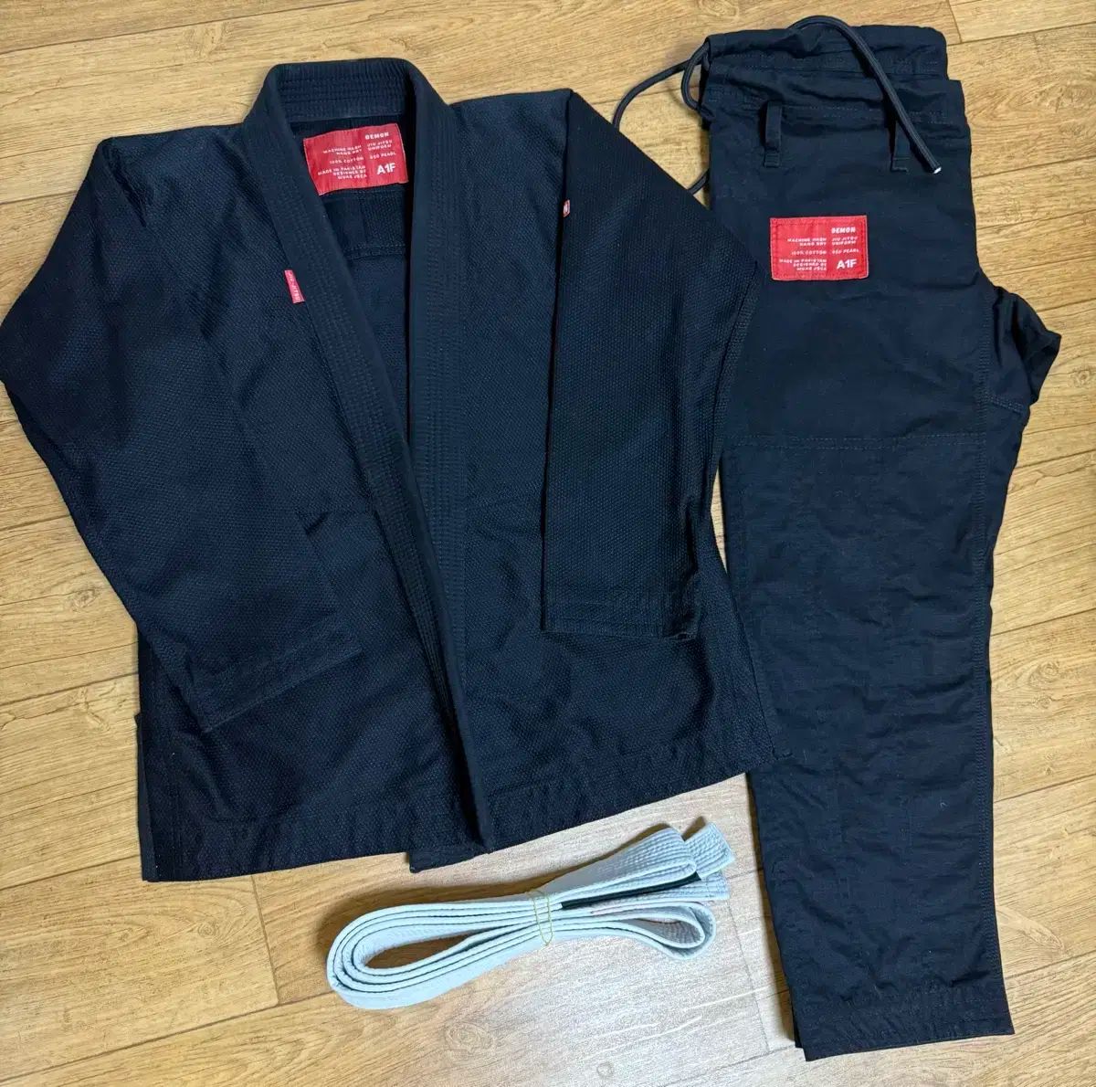 デーモン 柔術 Jiu-Jitsu 胴着 A1F ベルト 含む
