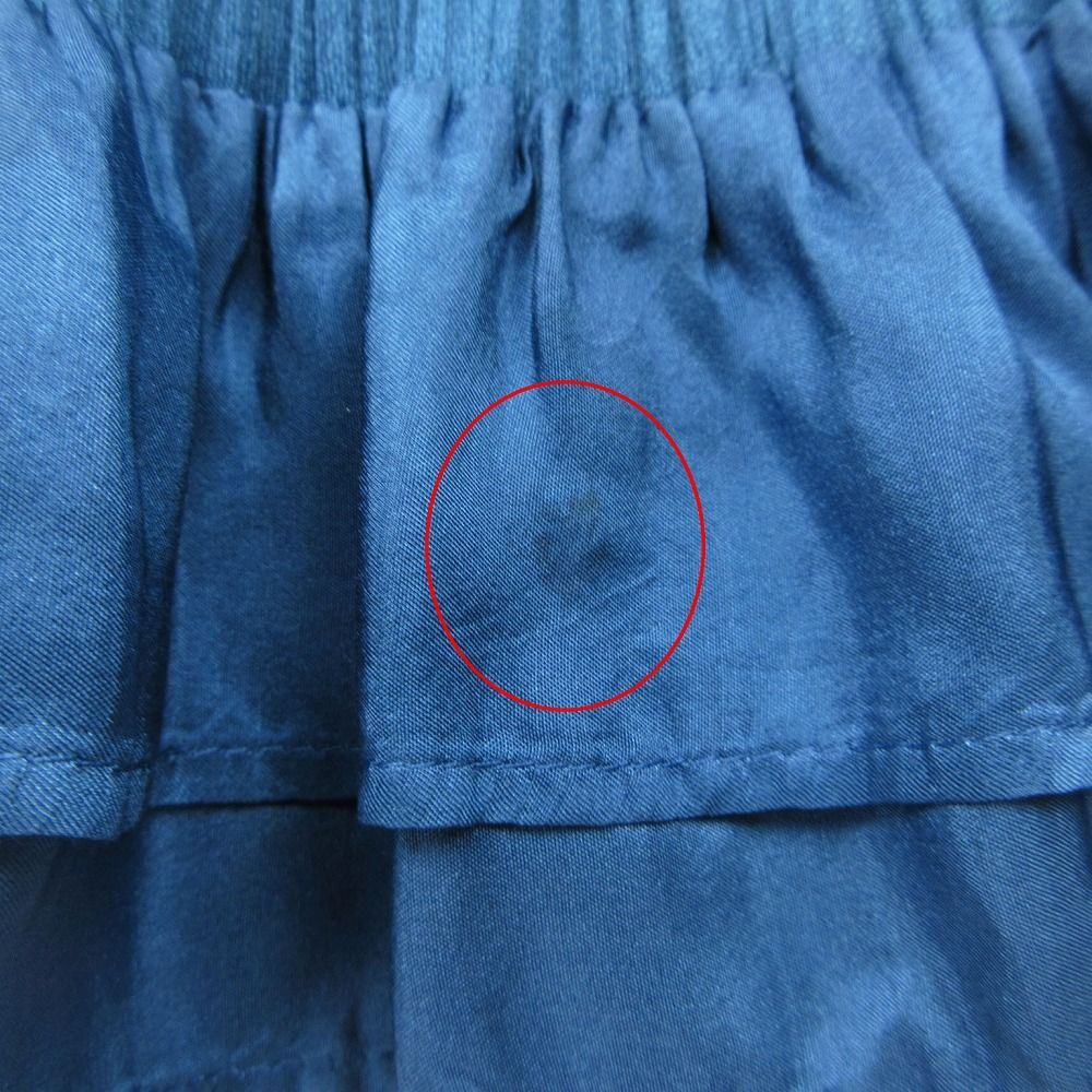 00s 2006 PLEATS PLEASE ISSEY MIYAKE シルク ペプラム シャツ ブラウス 半袖 プレーン トップス 3 L ブルー レディース 【中古】 /TNT 00s 2006 PLEATS PLEASE ISSEY MIYAKE シルク ペプラム シャツ