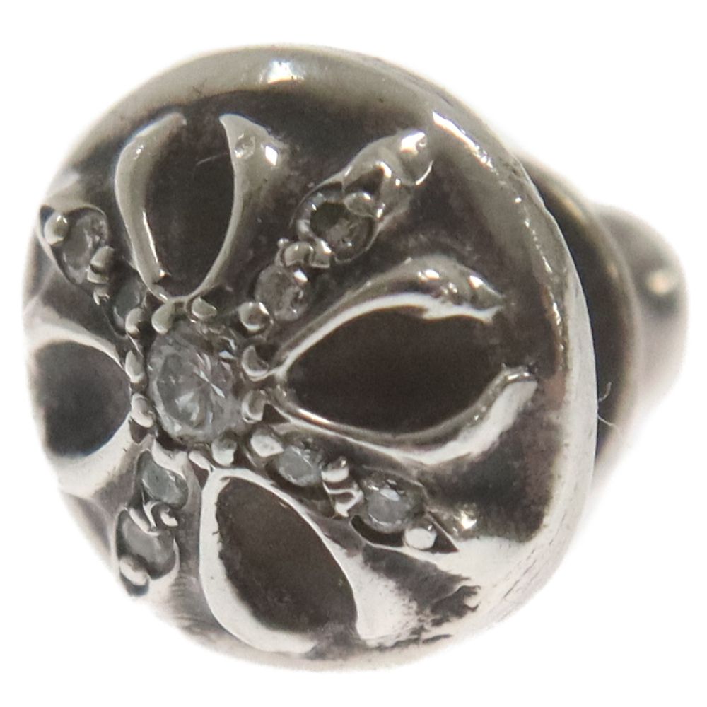 クロムハーツ クロスボール スタッドピアス ダイヤパヴェ/9石/鑑別書 クロムハーツ クロスボール スタッドピアス ダイヤパヴェ/9石/鑑別書