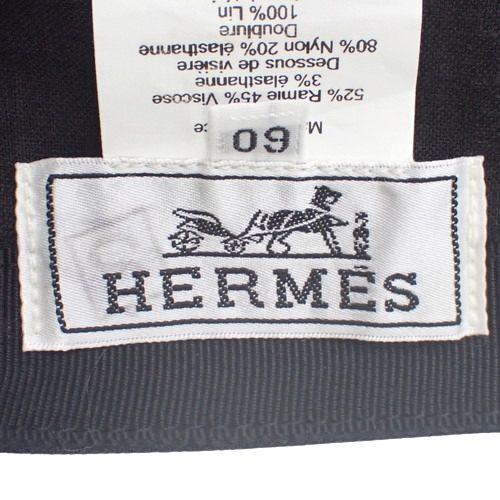 HERMES(エルメス) Hロゴ キャップ 帽子 ファッション小物 アパレル ...