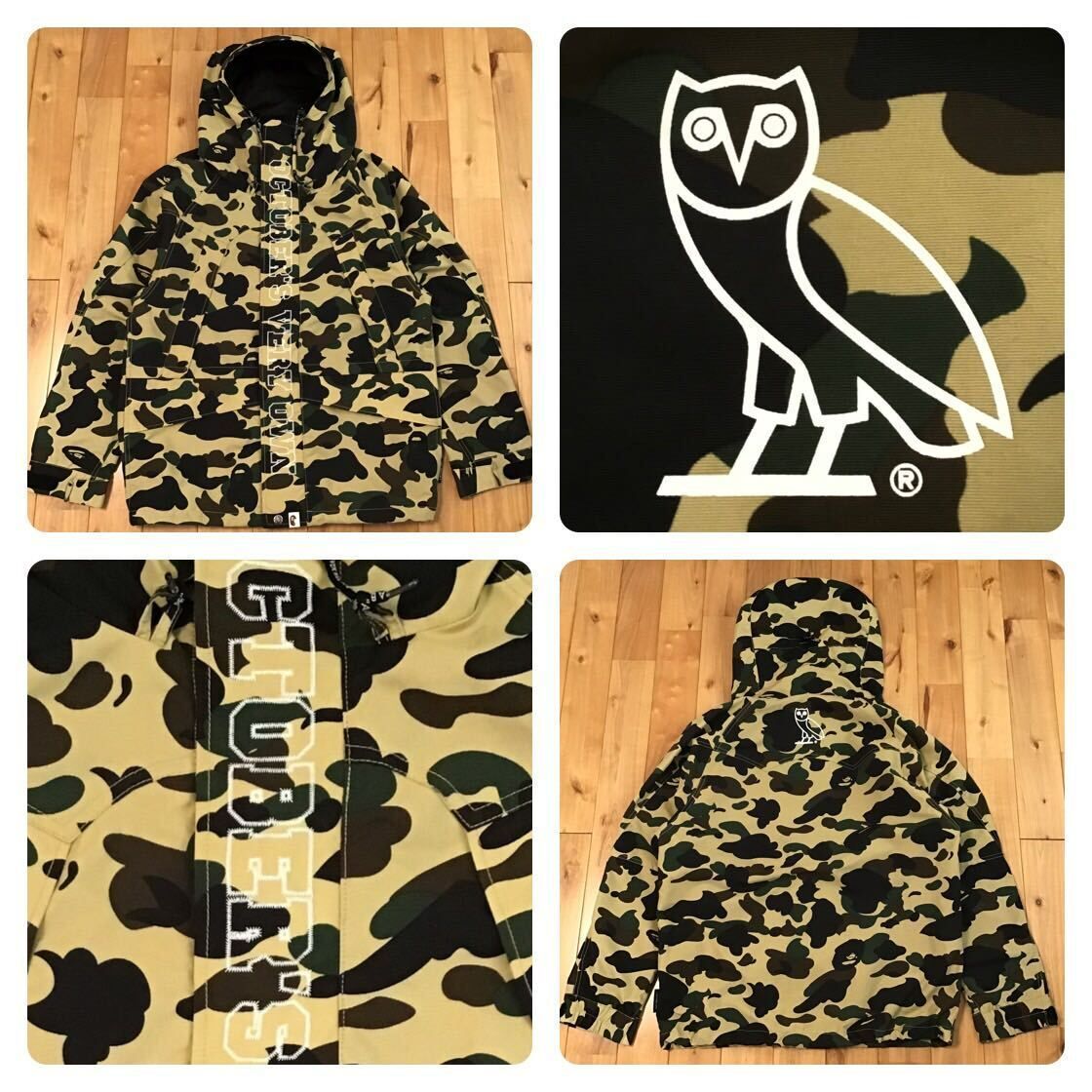 OVO × BAPE 1st camo スノボジャケット Mサイズ a bathing ape hoodie