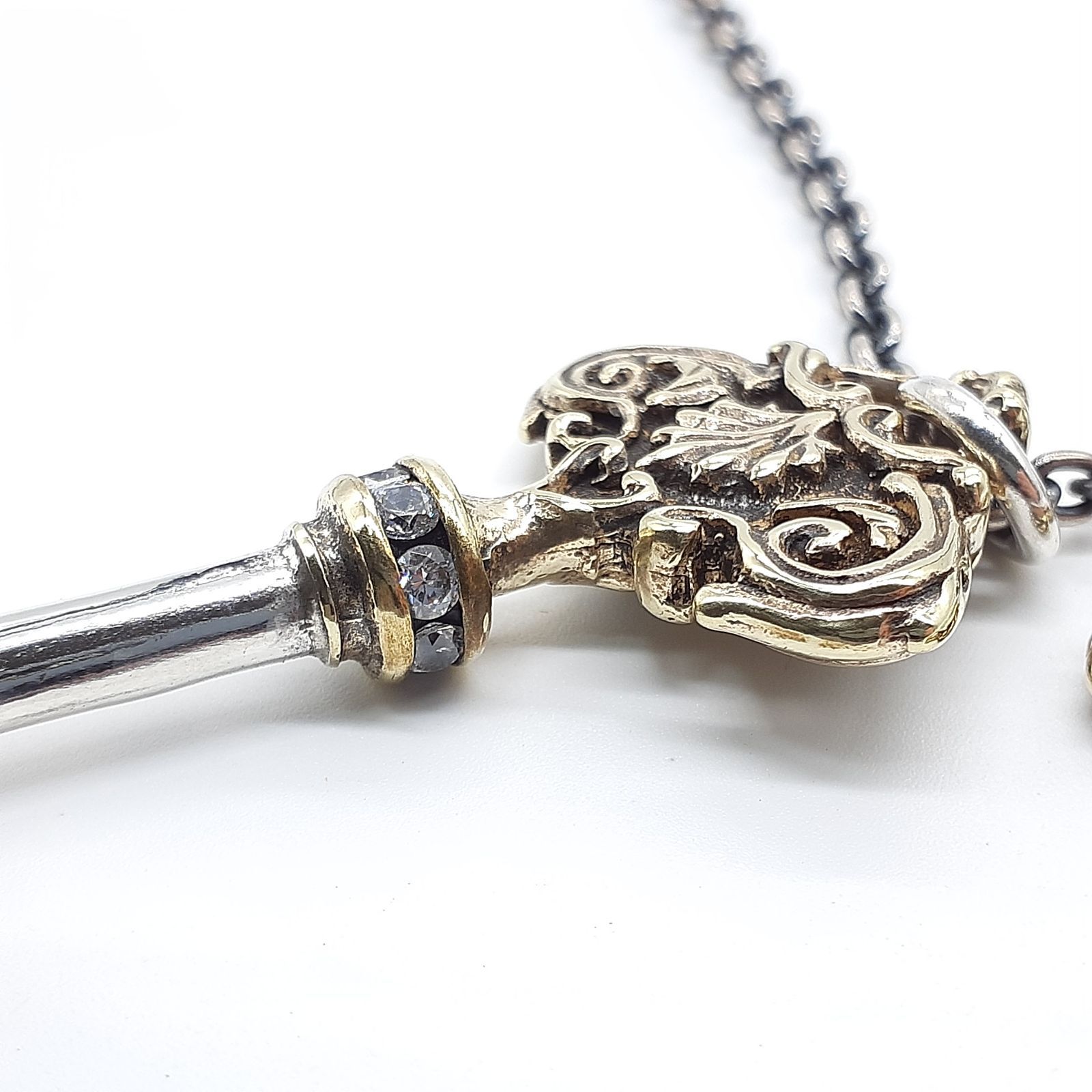 e.m. イーエム BRASS SILVER 925 2005年 クリスマス限定 ネックレス 